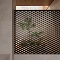 Modern partition iron mesh partition metal partition 3d model