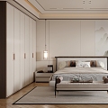 New Chinese bedroom 3d model