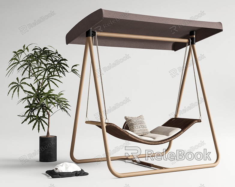 Modern Swing Courtyard Swing Outdoor Swing Swing Chair Hanging Chair Outdoor Rocking Chair model