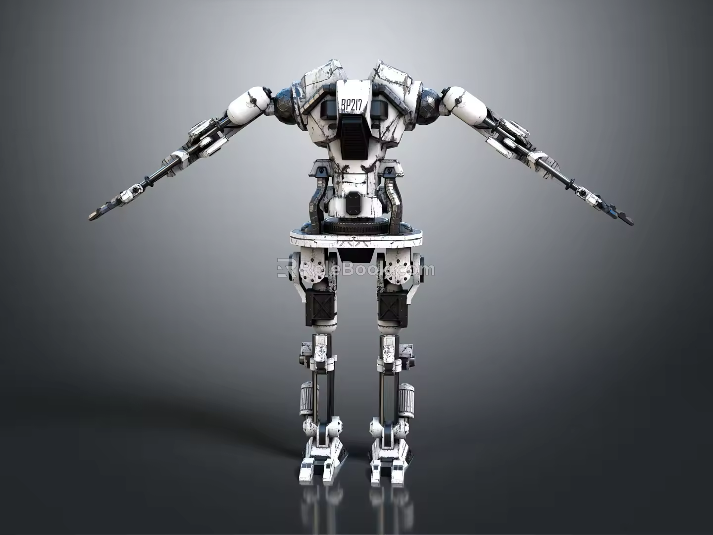 Modern Robot Toy Sci-Fi Robot Characters Game Characters 3d model