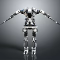 Modern Robot Toy Sci-Fi Robot Characters Game Characters 3d model