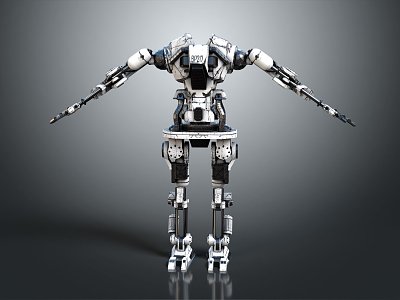 Modern Robot Toy Sci-Fi Robot Characters Game Characters 3d model