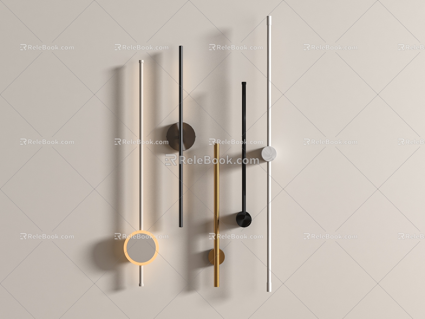 Modern wall lamp 3d model