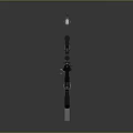 Modern Disassembled Rifle Weapon With Barrel Magazine And Components