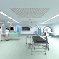 Medical room Operating room Medical equipment Nuclear magnetic resonance 3d model