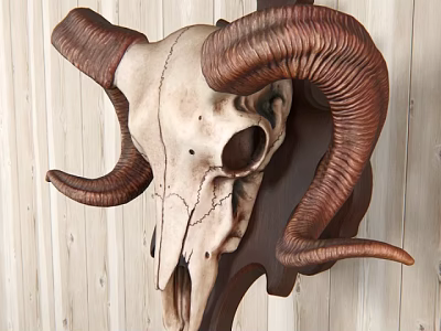 Sheephead Wall Decoration 3d model