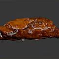 Crispy Juicy Golden Brown Glazed Fried Chicken With Tempting Texture And Appearance
