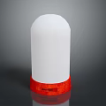 Modern White Stainless Steel Container With Red Band And 188 Marking