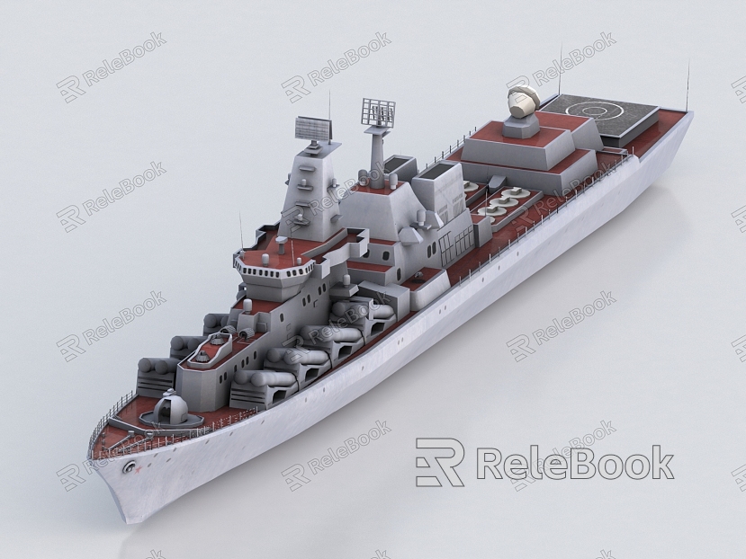 modern warship model