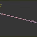 Yellow And Black Long Rod Tool With Metal Tip And Blue Light End