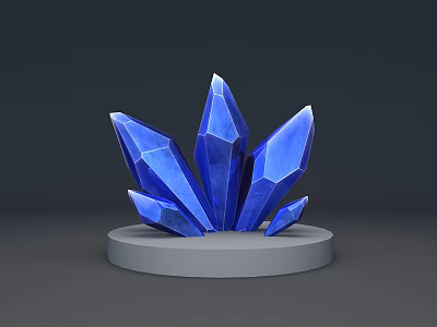 Modern Crystal Crystal 3d model Modern Crystal Crystal 3d model