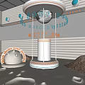 Modern Window Technology Beautiful Window 3d model