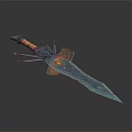 Ancient Sword Game Sword Magic Sword Magic Sword Magic Sword Magic Sword Magic Sword Officer Sword 3d model