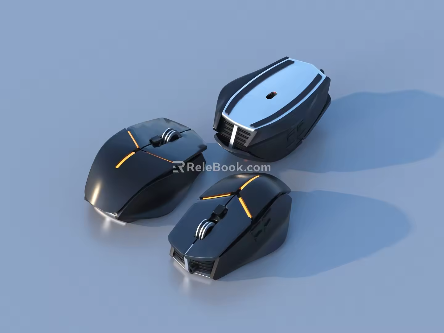 Mouse Pad Wireless Mouse 3d model