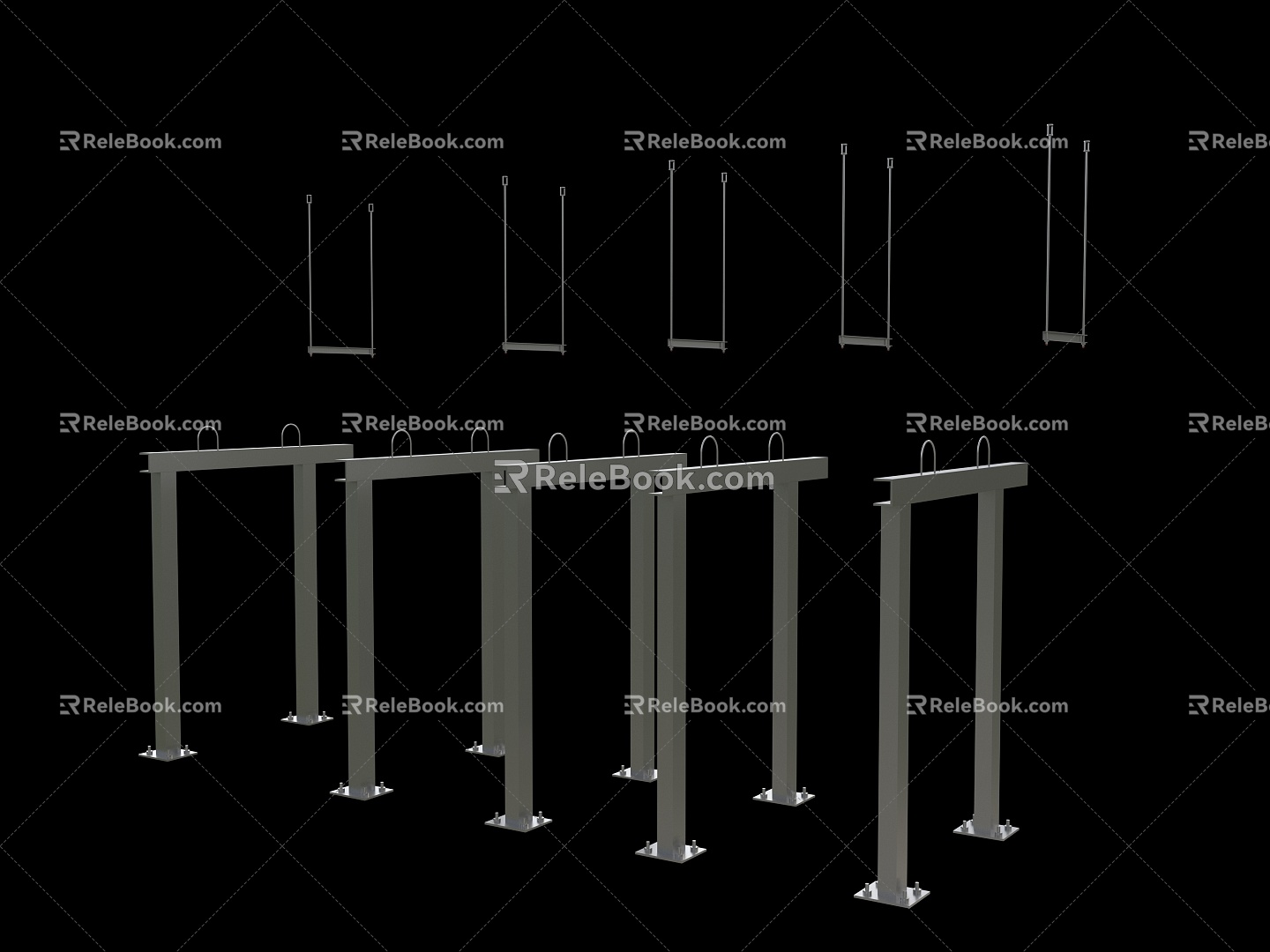 Iron frame industrial iron frame metal bracket industrial aluminum profile bracket model