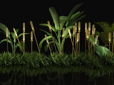 Modern decorative lamp 3d model