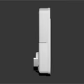 Silver Electronic Door Handle With Keypad Lock And Modern Sleek Design