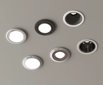 Modern spotlight downlight 3d model