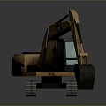 Forklift Earth-shoveling truck Earth-digging truck Excavator 3d model