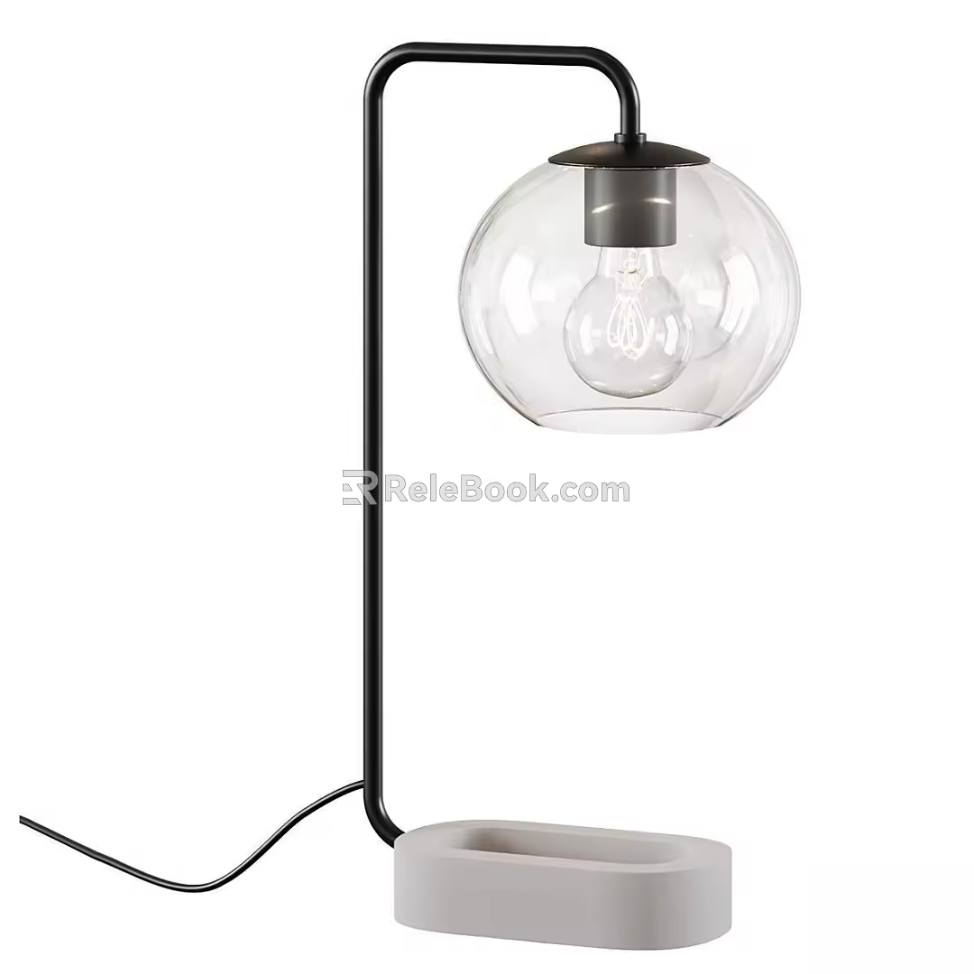 Modern table lamp 3d model