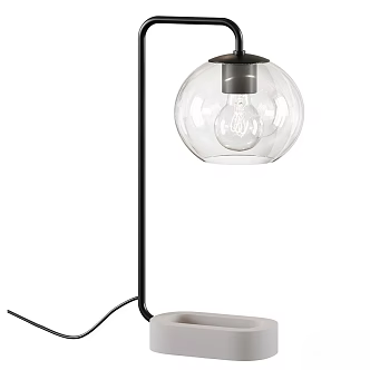 Modern table lamp 3d model