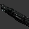UNSC Infinity spacecraft 3d model