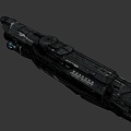 UNSC Infinity spacecraft 3d model