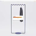 Modern Metal Clothing Rack With Wavy Top Circular Base And Gray Garment Hanging