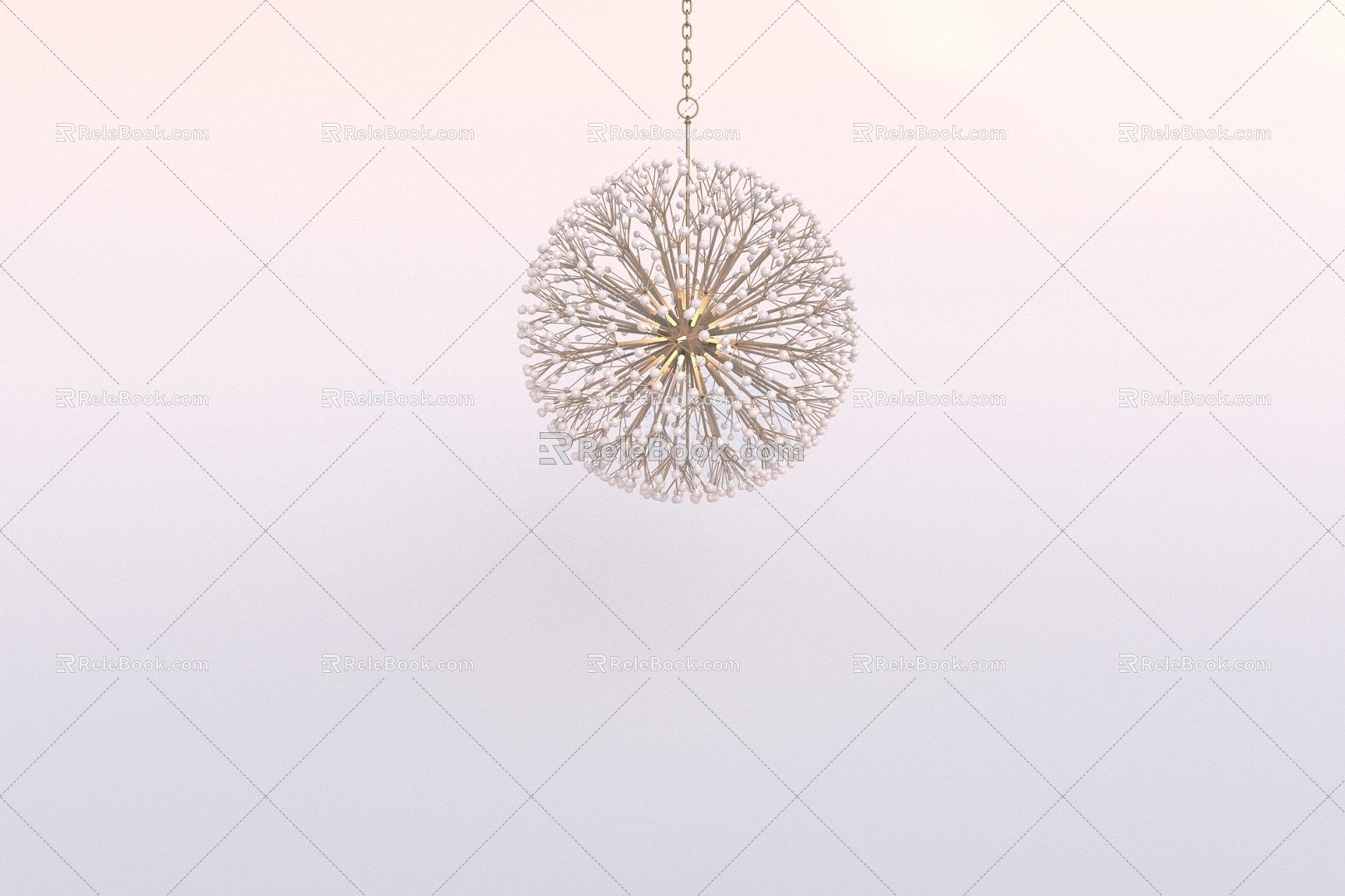 Special-shaped lamp dandelion chandelier model