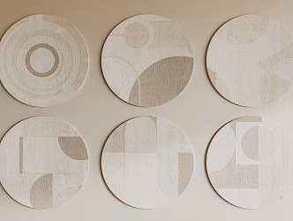 Modern Round Carpet 3d model