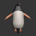 Modern Penguin Cartoon Penguin 3d model