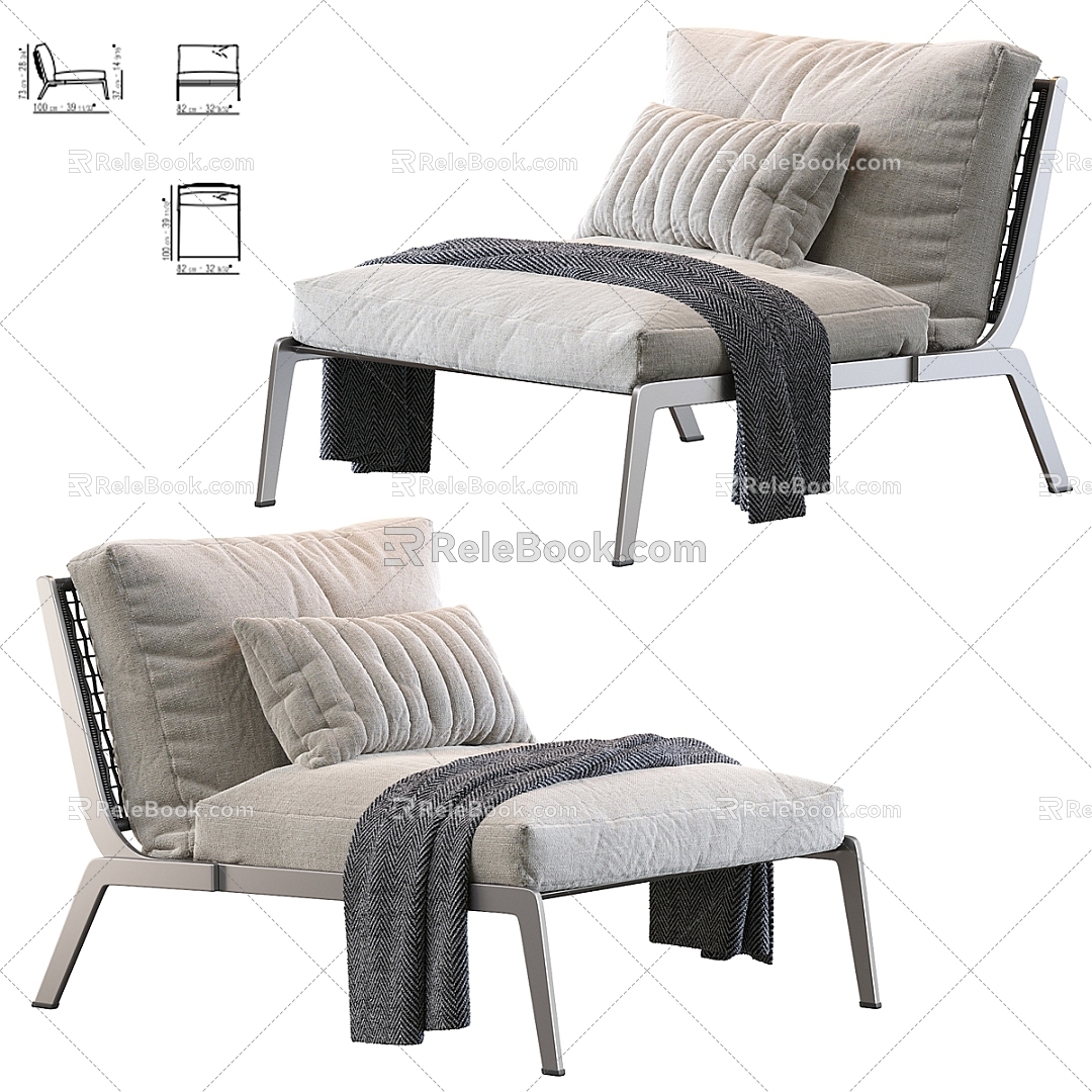 Leisure Chair 3d model