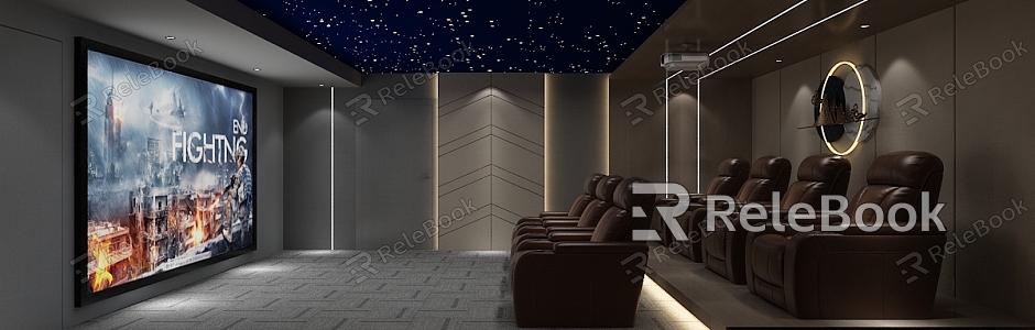 modern video room model