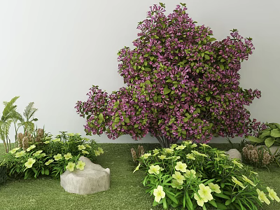 Modern Flower Plant 3d model Modern Flower Plant 3d model