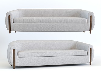 Multi-person Sofa Combination Fabric Sofa Outdoor Sofa Patio Sofa Solid Wood Sofa Multi-person Sofa Leisure Sofa Single Sofa 3d model