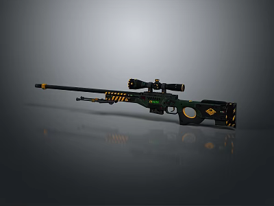 Modern Sniper Gun Sight Sniper Rifle Sci-Fi Sniper Rifle 3d model Modern Sniper Gun Sight Sniper Rifle Sci-Fi Sniper Rifle 3d model