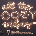 Cozy Neon Light Fixture Combinations With Warm Glow For Modern Decor Vibes