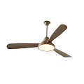 Simple Middle Ancient Style Ceiling Fan Lamp 3d model