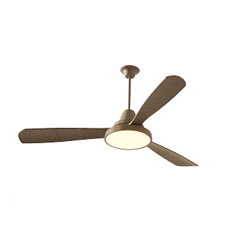 Simple Middle Ancient Style Ceiling Fan Lamp 3d model