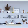 Modern ornaments combination 3d model