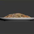 Delicious Colorful Stir-Fried Noodles With Carrot Sesame Seeds And Green Onions