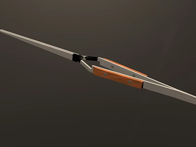 Anti-clip tweezers modern 3d model