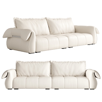 Double sofa 3d model