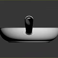 Shiny Stainless Steel Frying Pan With Long Handle For Kitchen Cooking Use