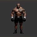 Muay Thai Tyson Free Fight Fighting Athlete Muay Thai Athlete Boxer Boxer Athlete 3d model