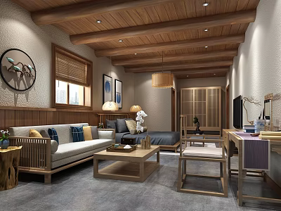 Southeast Asia Room Homestay 3d model Southeast Asia Room Homestay 3d model