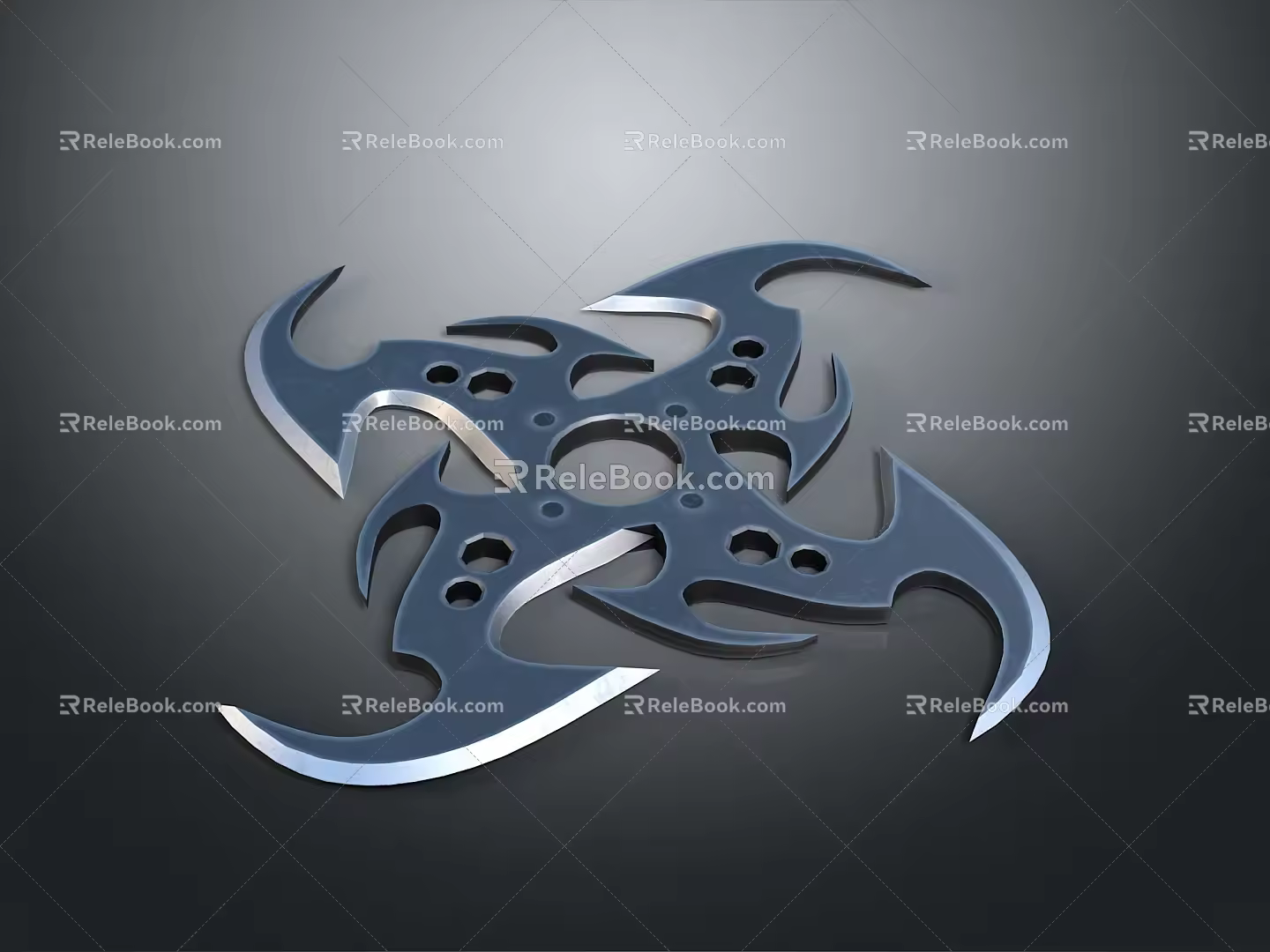 Hidden weapons darts ninja darts ninja weapons ancient weapons cold weapons medieval items 3d model