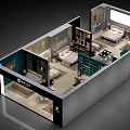 Bedroom Furniture Showroom Interior With Multiple Bed Sets And Rugs