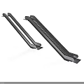 Architectural Metal Ramp Design With Sloped Structure And Non Slip Surface