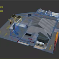 McDonald's Restaurant Building Modern Exterior Design With Red Yellow Logo Sloped Roof And Entrance Area